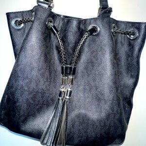 Michael Kors Black Bucket Bag